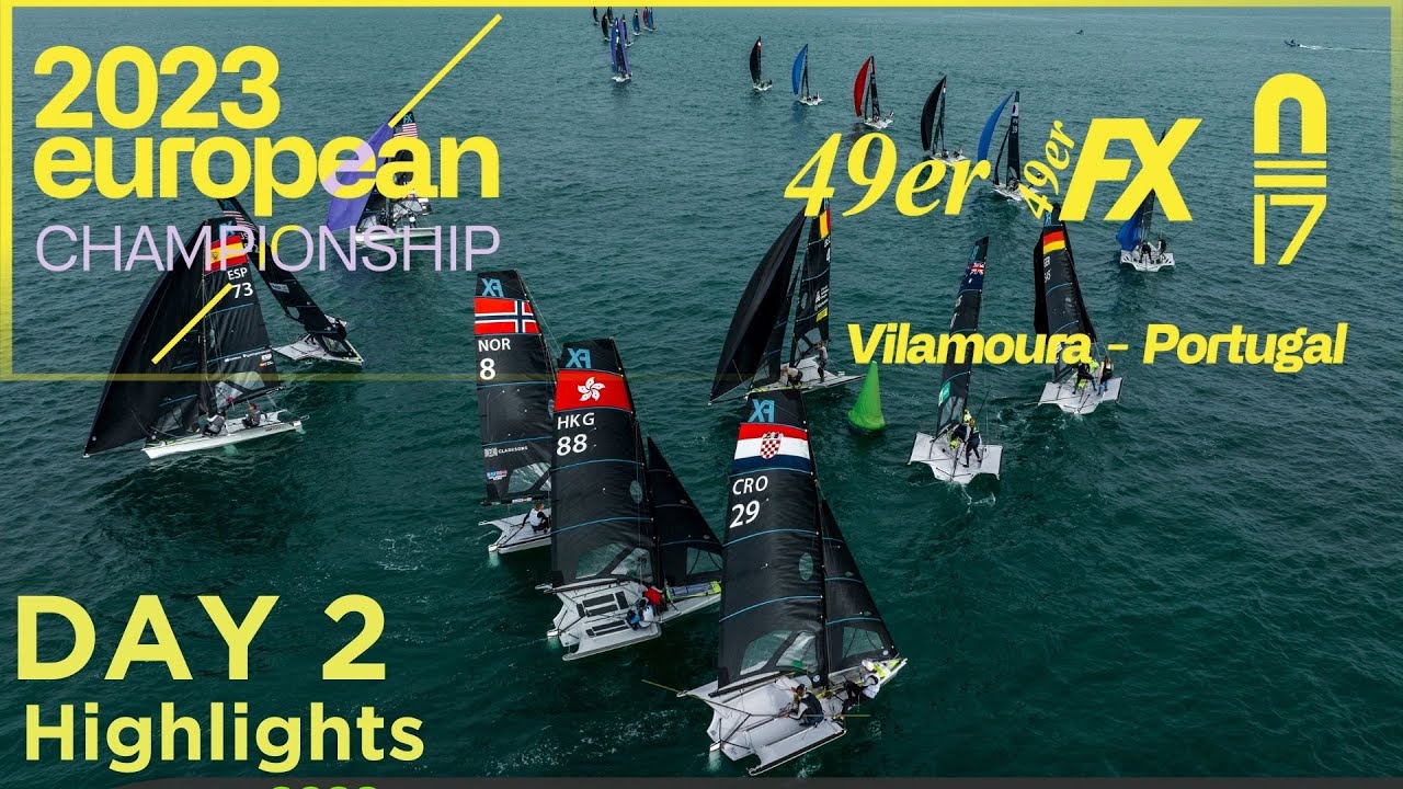 2023 49er, 49erFX and Nacra 17 World Championships - Day Two Highlights