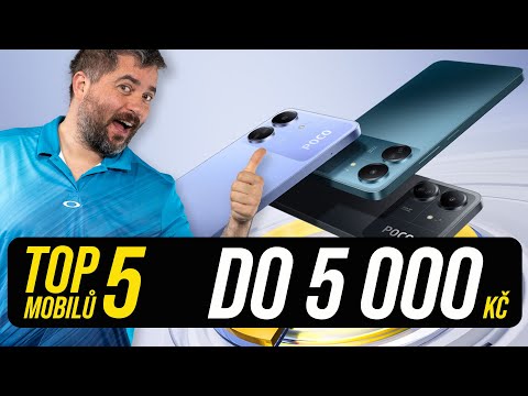 TOP 5 mobilů do 5 000 Kč, které právě doporučuju! - [jaro/léto 2024]
