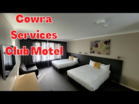 Room Tour Cowra Services Club Motel, Cowra NSW Australia