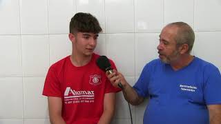 Entrevista al jugador del Juvenil B, Alvaro