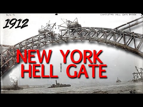 , title : 'When New York's Most Dangerous Waterway was Bridged  (The History of Hell Gate Bridge)'