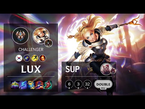 Lux Support vs Rakan - KR Challenger Patch 11.24b