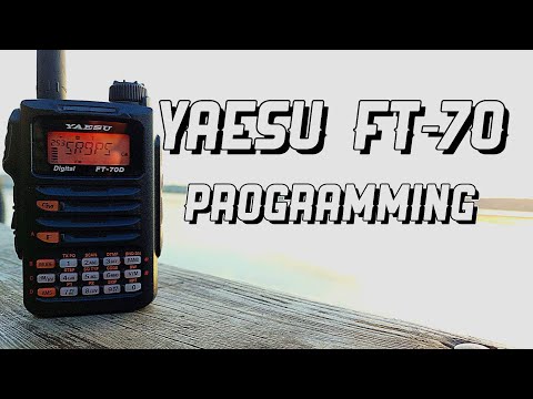 Yaesu FT-70D USB ADMS Programming From PC