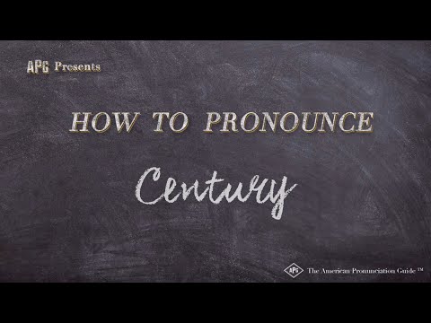 How to Pronounce Century (Real Life Examples!)