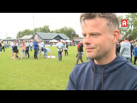 Jarno Verweij na kampioenswedstrijd RVC '33 - Koudekerk (25 mei)