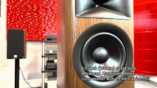 Video thumbnail for JBL HDI-1600 Bookshelf Loundspeaker (Single) by Audiolab Stereo & Video