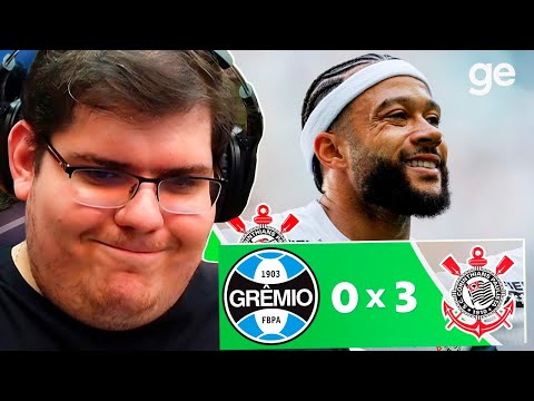 CASIMIRO REAGE A GRÊMIO 0X3 CORINTHIANS | MELHORES MOMENTOS #casimiro