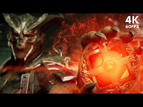 MORTAL KOMBAT 1 - General Shao Uses Shinnok's Amulet (4k 60FPS Ultra HD)