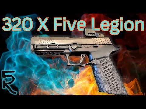 Sig Sauer P320 XFive Legion Review \u0026 Icarus Grip Upgrade! 300yrd accuracy?