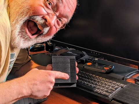 Sinclair QL vDrive - Unboxing - Use SD Card on QL Computer - Microdrive Cartridge Image