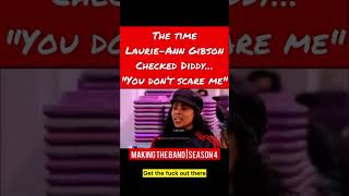 DIDDY CHECKED BY LAURIE-ANN GIBSON | MAKING THE BAND S4 #diddyverdict
