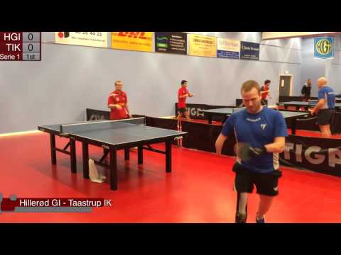 Jacob Reuther - Peter Rosenmeier,  bordtennis serie 1