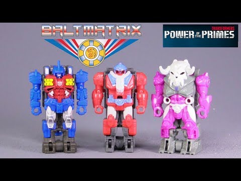 Transformers: Power of the Primes - Prime Masters METALHAWK,CLOUDBURST and SKULLGRIN