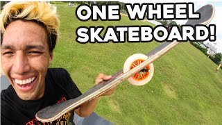 CUSTOM ONE WHEEL SKATEBOARD?! | New Skateboard Inventions!