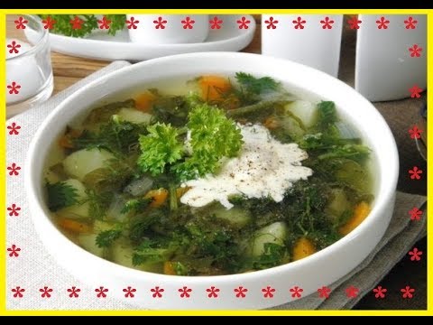 Sorrel and nettle cabbage soup / Bon Appetit