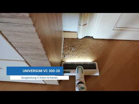 Universum VC 300-20 Akkustaubsauger – Saugleistung in Ecken & Kanten