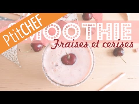 Recette Smoothie fraise basilic givré