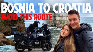 Bosnia to Croatia -The Unexpected Ride!! Motorcycle Touring Around The World [S1 EP13]