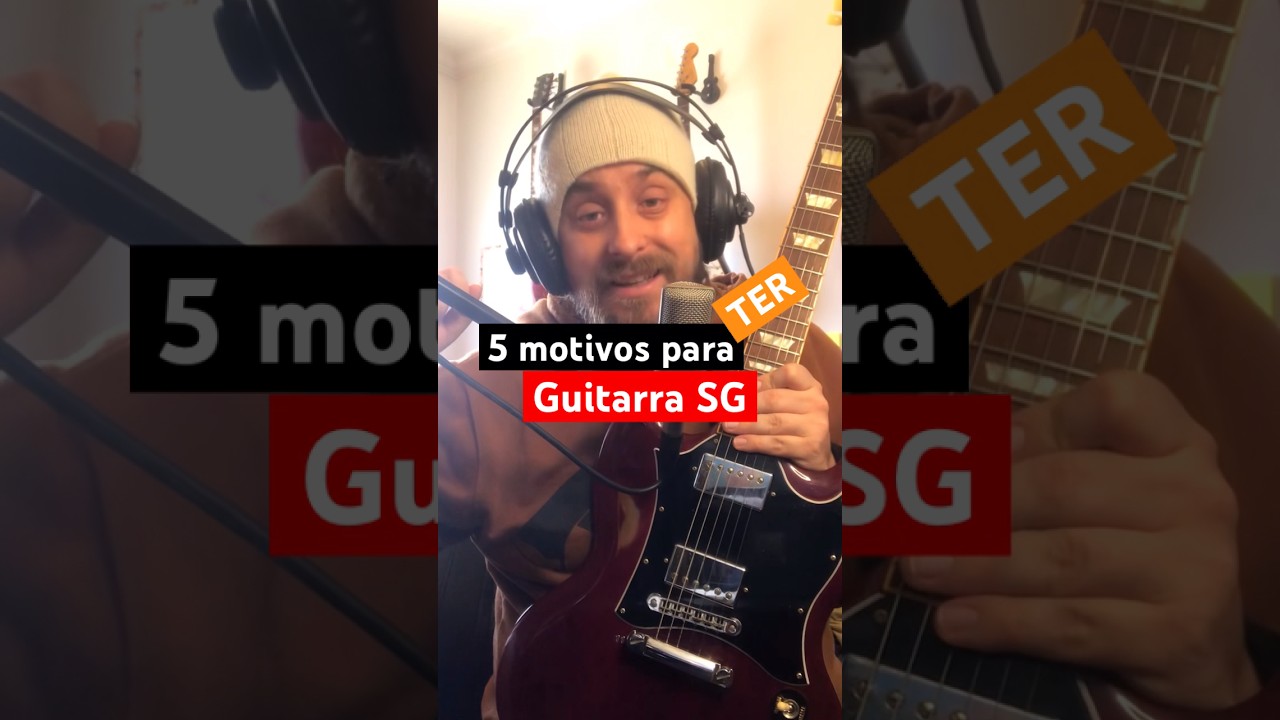 5 motivos para ter #guitarra SG #guitarrarock #guitar #guitarragospel #guitarrista #gibson