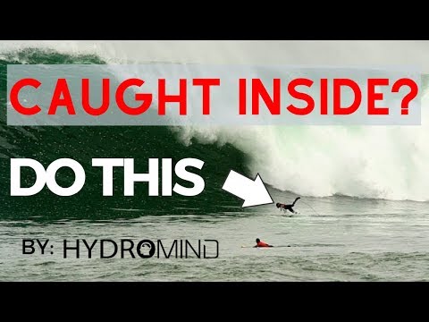 What To Do When You Get Caught Inside - Surf Training