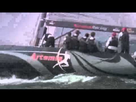 RC44 SWEDEN CUP DIA 1 MATCH RACE.flv