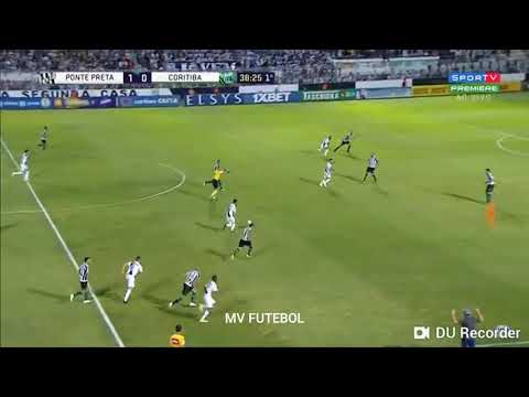Ponte preta 2x0 Coritiba gols do primeiro tempo