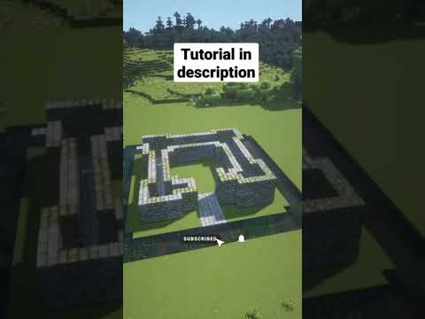 How To Make Castle In Minecraft In Just 2 Minutes|Minecraft Castle Build #shorts #ytshort #ytviral