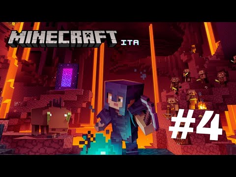 ESPLORIAMO IL NETHER E TROVIAMO LA FORTEZZA DEI PIGLIN - Minecraft Vanilla(ITA)