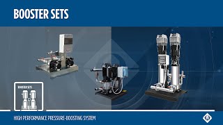 High performance pressure boosting system