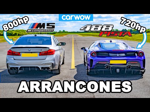BMW M5 800hp v Ferrari 488 Pista – ARRANCONES