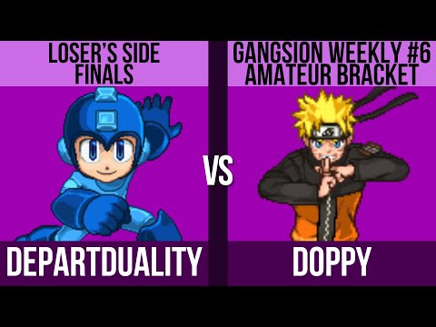 DepartDuality (Mega Man) vs. Doppy (Naruto) - Loser's Finals - Gangsion Weekly 6 Amateur Bracket