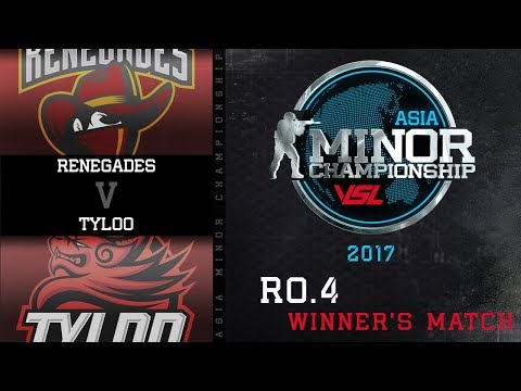 TyLoo vs Renegades [Mirage] - Ro.4 Winner's Match #3 - VSL Asia Minor Championship / ENG