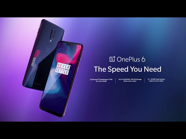 Video Teaser für OnePlus 6 - The Speed You Need