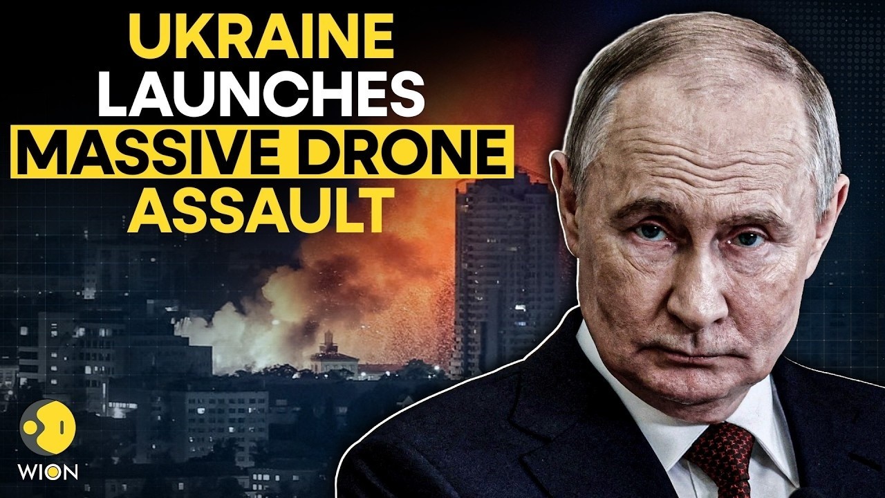 Russia-Ukraine War LIVE: Ukraine’s Second-Largest Drone Attack Hits Multiple Russian Regions | WION