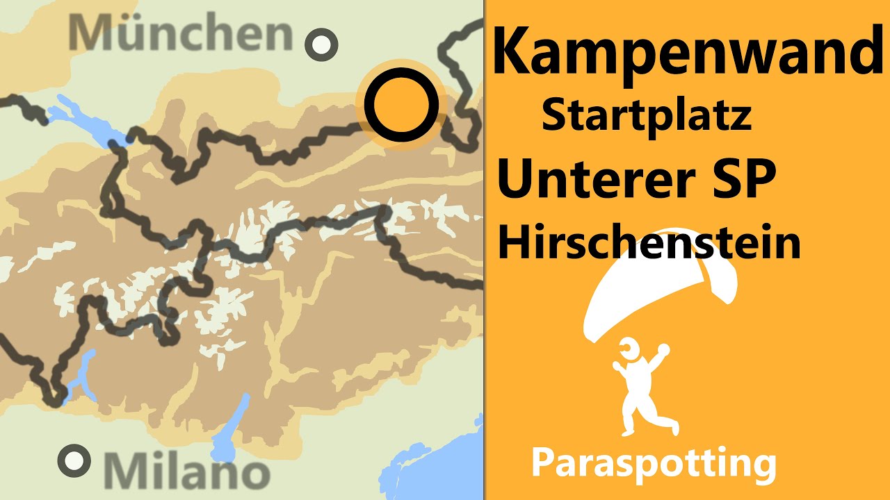 Unterer Startplatz (Hirschenstein) Kampenwand Aschau im Chiemgau | Paraspotting