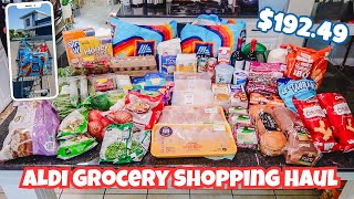 ALDI Grocery Shopping Haul for my Family of 5 and Meal Plan!