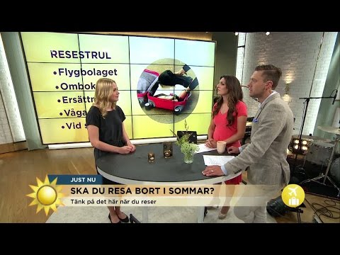 Inställt flyg? Bästa tipsen för ersättning - Nyhetsmorgon (TV4)