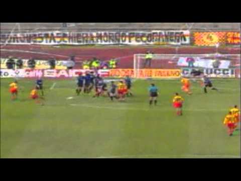 Serie A 1999-2000, day 27 Lecce - Inter 1-0 (Sesa)