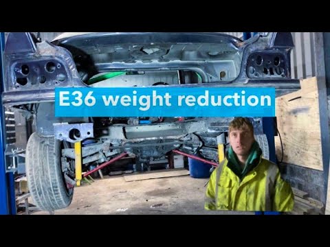 E36 DRIFT CAR REBUILD | strip down and weight reduction.