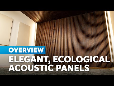 Primacoustic EcoScapes Slat Wall Panels: Acoustic Treatment Never Looked or Sounded This Good