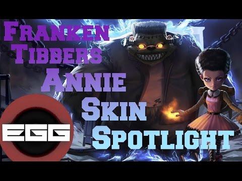 Franken Tibbers Annie Skin Spotlight - League of Legends Skin Review [HD]