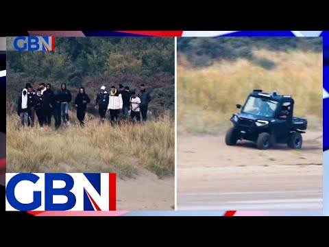 EXCLUSIVE: GB News footage of what's happening on the beaches of Calais