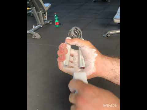 Setting Block Reps Challenge Thomas Gazziero with the Olympian Gripper for 9 reps (slow motion)
