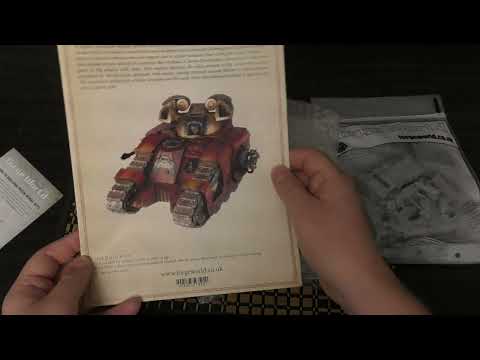 Space Marine Legion Sicaran Arcus Tank - Unboxing (HH)