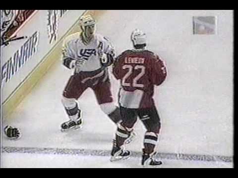Canada vs USA Brawl World Cup 1996 Keith Primeau vs Bill Guerin R2 & Claude Lemieux vs Keith Tkachuk