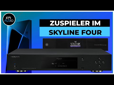 Zuspieler im SkylineFour - UHD Player, Mediaplayer und SAT-Receiver