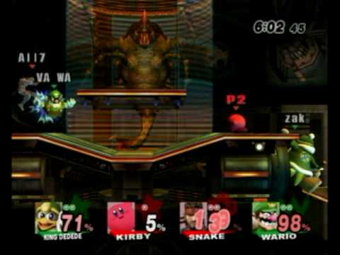 VGBC Indianapolis LF Chudat (Kirby) and Ally (Snake) vs, Coney (DeDeDE) and BMX (Wario) 2 - SSBB