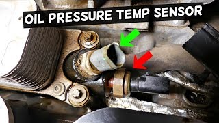 DODGE JOURNEY OIL PRESSURE SENSOR TEMPERATURE SENSOR REPLACEMENT 3.6 V6 PENTASTAR