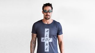 Not Alone with Mitchell Johnson - Awareness for depression and anxiety Acron Threads
