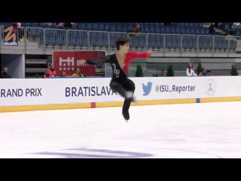 2015 ISU Junior Grand Prix Bratislava Men Short Program Alessandro FADINI ITA